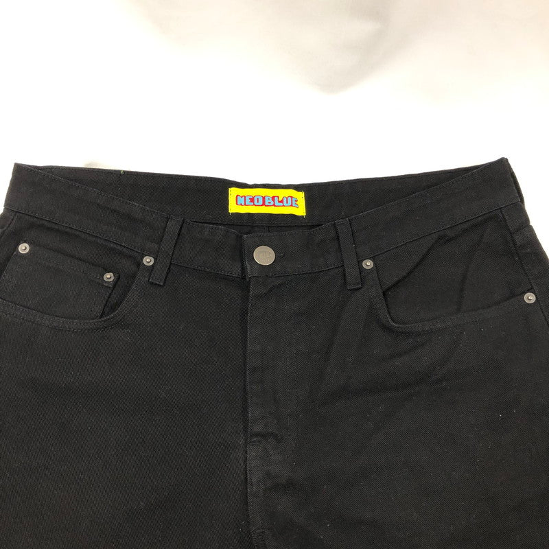 【中古品】【メンズ】 NEO BLUE CARPENTER BAGGY JEANS ネオブルー ブラック バギー デニムパンツ 158-260724-sm-07-otoh カラー：ブラック 万代Net店