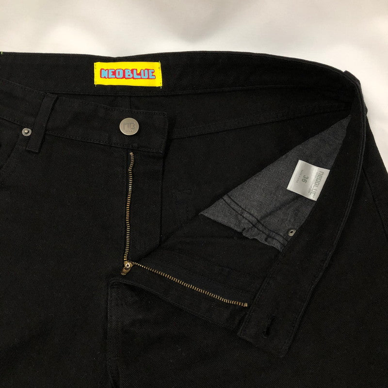 【中古品】【メンズ】 NEO BLUE CARPENTER BAGGY JEANS ネオブルー ブラック バギー デニムパンツ 158-260724-sm-07-otoh カラー：ブラック 万代Net店