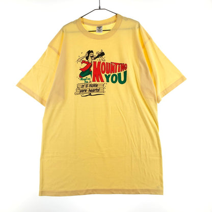 【中古品】【メンズ】 HOUSTON ヒューストン Tシャツ 147-260722-sm-08-otoh サイズ：XXL カラー：イエロー 万代Net店