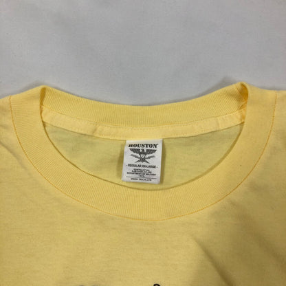 【中古品】【メンズ】 HOUSTON ヒューストン Tシャツ 147-260722-sm-08-otoh サイズ：XXL カラー：イエロー 万代Net店