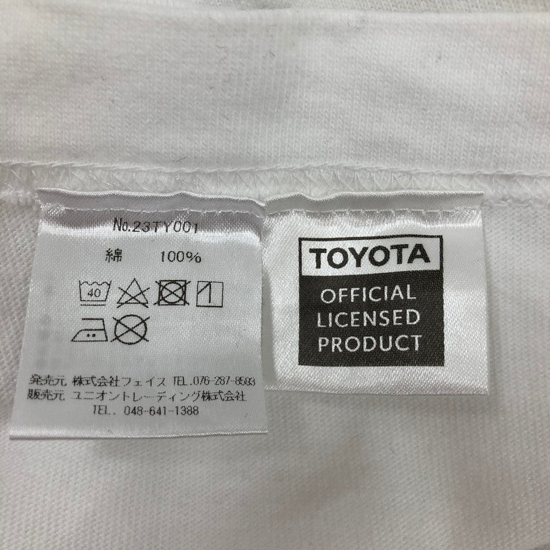 【中古品】【メンズ】 HOUSTON×TOYOTA ヒューストン トヨタ　コラボ ランクル Tシャツ 半袖Tシャツ 147-260722-sm-04-otoh サイズ：XL カラー：ホワイト 万代Net店