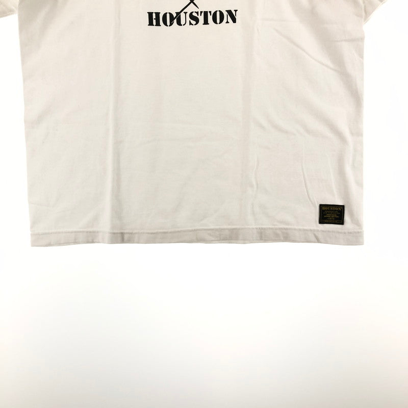 【中古品】【メンズ】 HOUSTON×TOYOTA ヒューストン トヨタ　コラボ ランクル Tシャツ 半袖Tシャツ 147-260722-sm-04-otoh サイズ：XL カラー：ホワイト 万代Net店