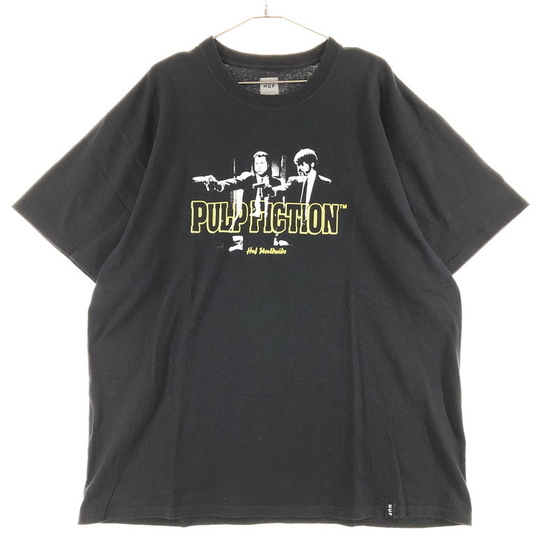 【中古品】【メンズ】 HUF PULP FICTION ERA S/S TEE ハフ パルプ・フィクション Tシャツ ブラック 147-260722-sm-05-otoh サイズ：XL カラー：ブラック 万代Net店