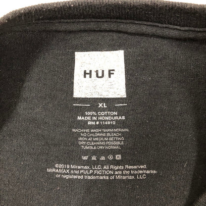 【中古品】【メンズ】 HUF PULP FICTION ERA S/S TEE ハフ パルプ・フィクション Tシャツ ブラック 147-260722-sm-05-otoh サイズ：XL カラー：ブラック 万代Net店