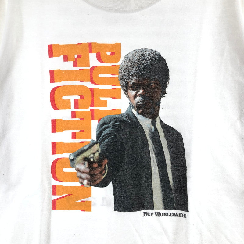 【中古品】【メンズ】 HUF PULP FICTION EZEKIEL S/S TEE ハフ パルプ・フィクション Tシャツ ホワイト 147-260722-sm-06-otoh サイズ：XL カラー：ホワイト 万代Net店