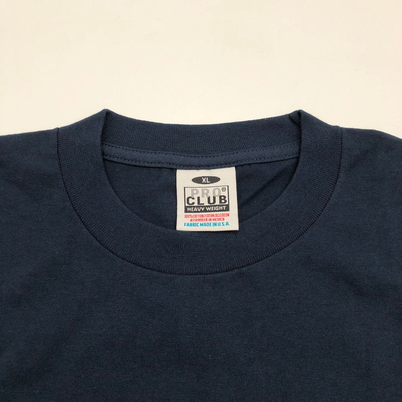 【中古品】【メンズ】 PROCLUB プロクラブ ヘビーウェイト 半袖Tシャツ 147-260722-sm-02-otoh サイズ：XL カラー：ネイビー 万代Net店