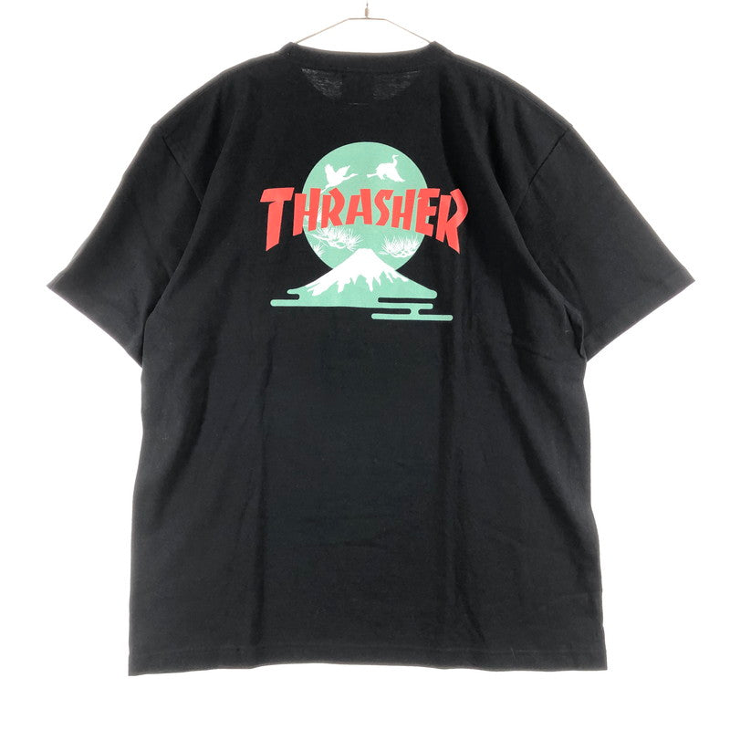 【中古品】【メンズ】 THRASHER スラッシャー 半袖Tシャツ 147-260722-sm-01-otoh サイズ：XL カラー：ブラック 万代Net店