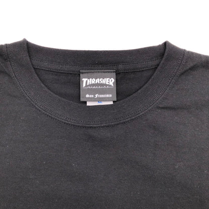 【中古品】【メンズ】 THRASHER スラッシャー 半袖Tシャツ 147-260722-sm-01-otoh サイズ：XL カラー：ブラック 万代Net店