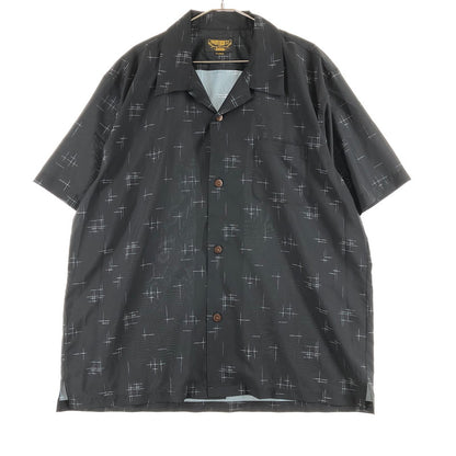 【中古品】【メンズ】 UNIVERD72 ROCKABILLY SHIRT ユニバード72 ドライアロハシャツ 半袖シャツ 147-260722-sm-11-otoh サイズ：XL カラー：ブラック 万代Net店