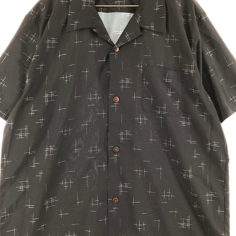 【中古品】【メンズ】 UNIVERD72 ROCKABILLY SHIRT ユニバード72 ドライアロハシャツ 半袖シャツ 147-260722-sm-11-otoh サイズ：XL カラー：ブラック 万代Net店