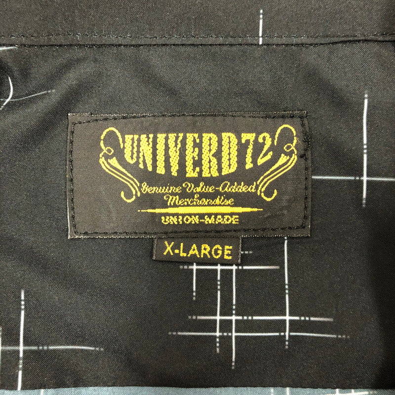 【中古品】【メンズ】 UNIVERD72 ROCKABILLY SHIRT ユニバード72 ドライアロハシャツ 半袖シャツ 147-260722-sm-11-otoh サイズ：XL カラー：ブラック 万代Net店