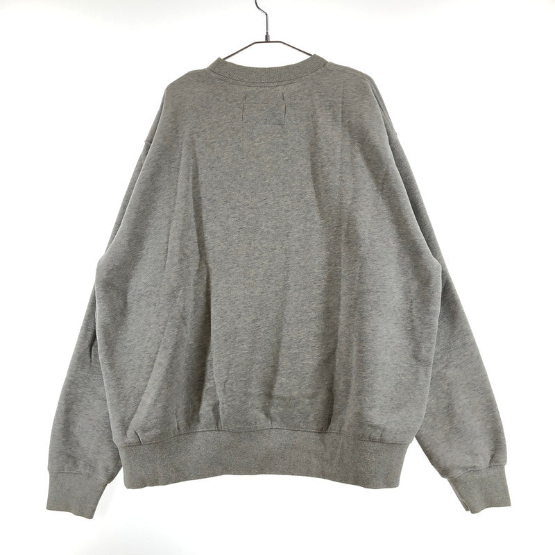 【中古品】【メンズ】 DE SINGSMAN デ・シングスマン ブルドッグワッペンスウェット スウェット 147-260723-sm-05-otoh サイズ：XL カラー：グレー 万代Net店