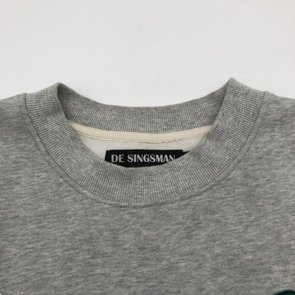 【中古品】【メンズ】 DE SINGSMAN デ・シングスマン ブルドッグワッペンスウェット スウェット 147-260723-sm-05-otoh サイズ：XL カラー：グレー 万代Net店