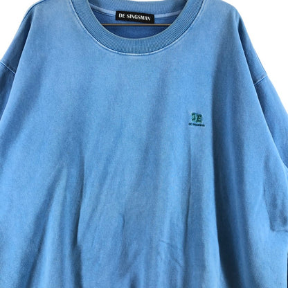 【中古品】【メンズ】 DE SINGSMAN デ・シングスマン 顔料染めスウェット スウェット サックスブルー 147-260723-sm-04-otoh サイズ：XL カラー：サックスブルー 万代Net店
