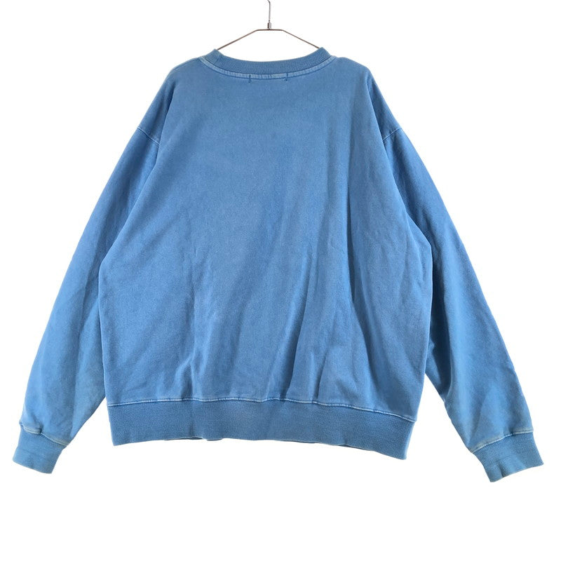 【中古品】【メンズ】 DE SINGSMAN デ・シングスマン 顔料染めスウェット スウェット サックスブルー 147-260723-sm-04-otoh サイズ：XL カラー：サックスブルー 万代Net店