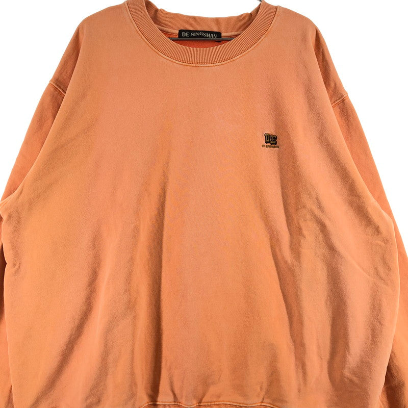 【中古品】【メンズ】 DE SINGSMAN デ・シングスマン 顔料染めスウェット スウェット オレンジ 147-260723-sm-02-otoh サイズ：XL カラー：オレンジ 万代Net店