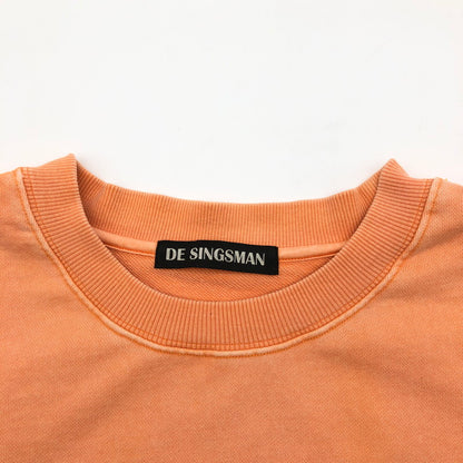 【中古品】【メンズ】 DE SINGSMAN デ・シングスマン 顔料染めスウェット スウェット オレンジ 147-260723-sm-02-otoh サイズ：XL カラー：オレンジ 万代Net店