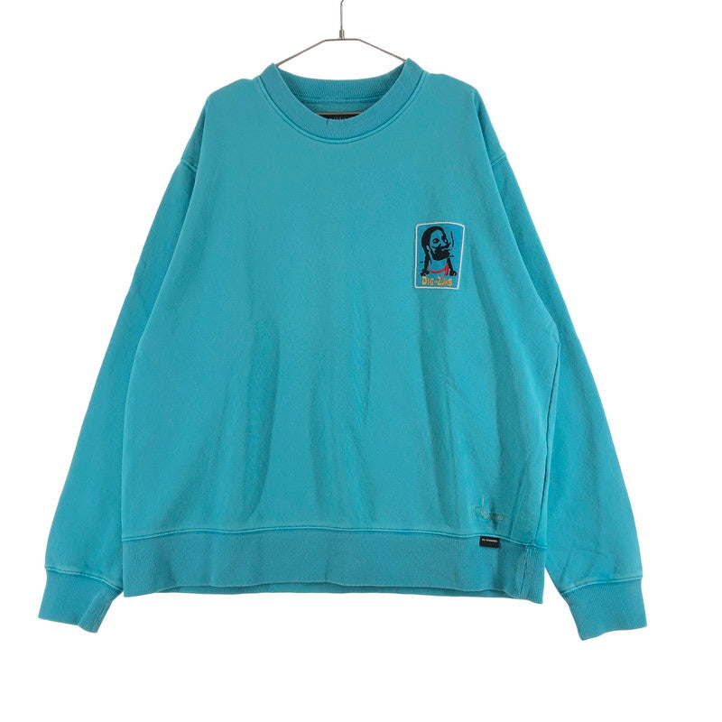 【中古品】【メンズ】 DE SINGSMAN デ・シングスマン 顔料染めスウェット スウェット ターコイズブルー 147-260723-sm-03-otoh サイズ：XL カラー：ターコイズブルー 万代Net店