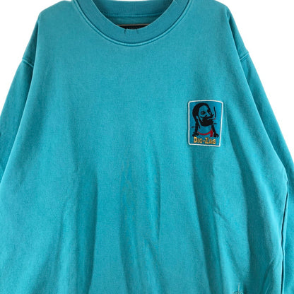 【中古品】【メンズ】 DE SINGSMAN デ・シングスマン 顔料染めスウェット スウェット ターコイズブルー 147-260723-sm-03-otoh サイズ：XL カラー：ターコイズブルー 万代Net店