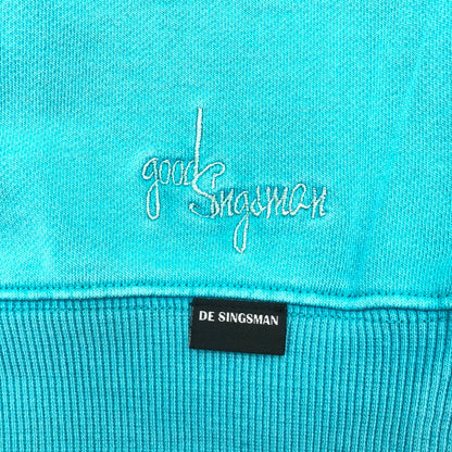 【中古品】【メンズ】 DE SINGSMAN デ・シングスマン 顔料染めスウェット スウェット ターコイズブルー 147-260723-sm-03-otoh サイズ：XL カラー：ターコイズブルー 万代Net店