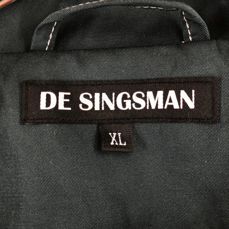 【中古品】【メンズ】 DE SINGSMAN JACKET デ・シングスマン コーチジャケット アウター 147-260723-sm-06-otoh サイズ：XL カラー：ダークグリーン 万代Net店