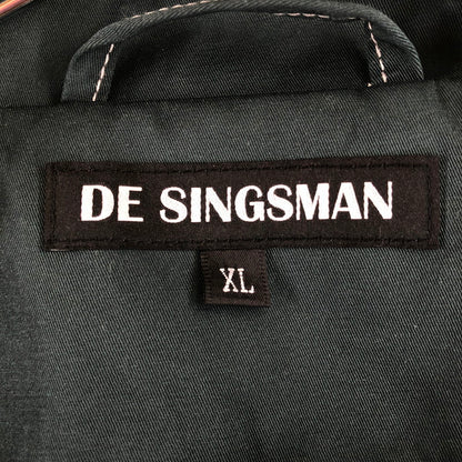 【中古品】【メンズ】 DE SINGSMAN JACKET デ・シングスマン コーチジャケット アウター 147-260723-sm-06-otoh サイズ：XL カラー：ダークグリーン 万代Net店