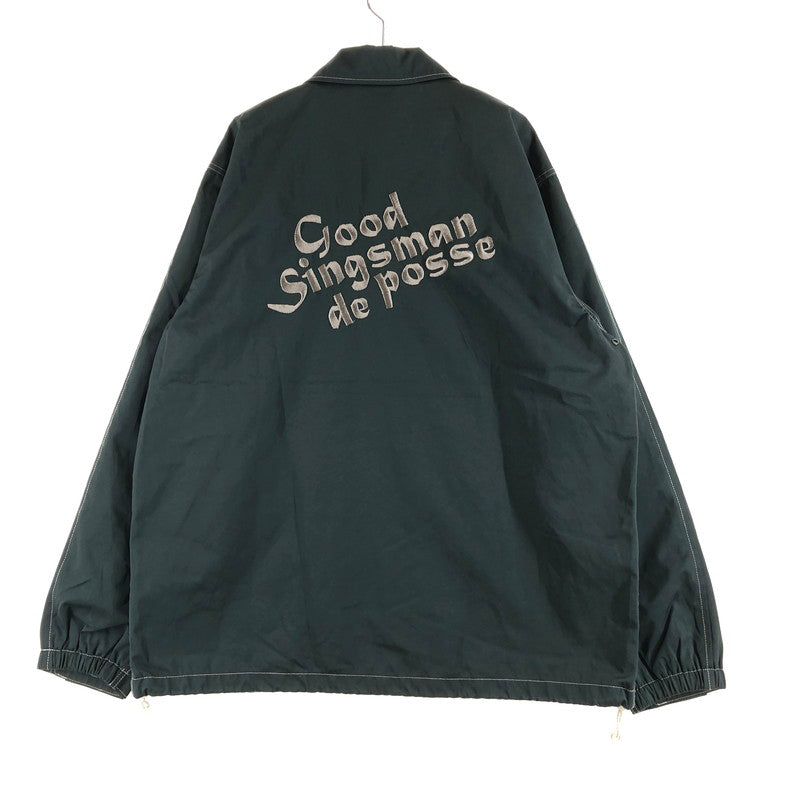 【中古品】【メンズ】 DE SINGSMAN JACKET デ・シングスマン コーチジャケット アウター 147-260723-sm-06-otoh サイズ：XL カラー：ダークグリーン 万代Net店