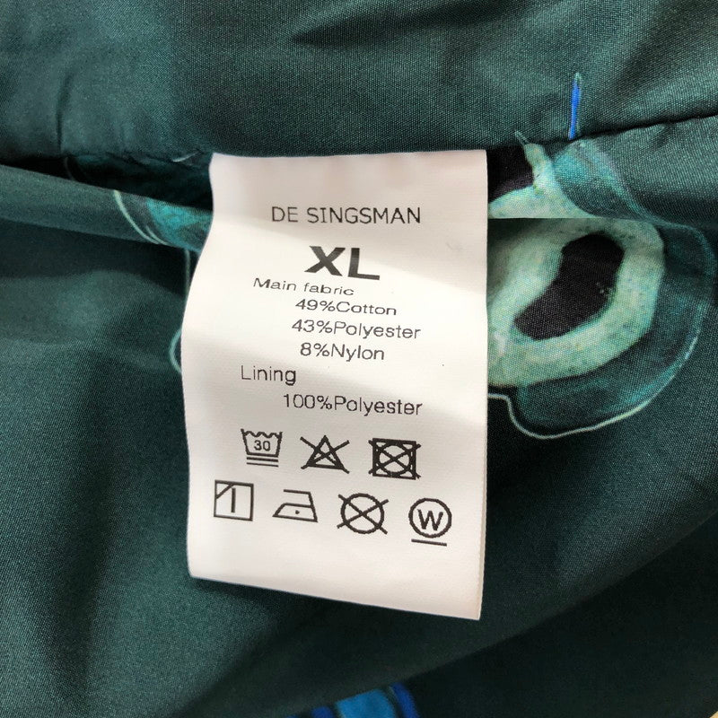 【中古品】【メンズ】 DE SINGSMAN JACKET デ・シングスマン コーチジャケット アウター 147-260723-sm-06-otoh サイズ：XL カラー：ダークグリーン 万代Net店