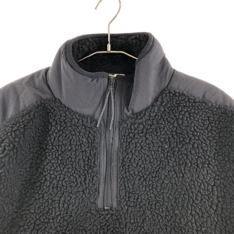 【中古品】【メンズ】 PRO CLUB 16PC0301 プロクラブ ハーフジップボアジャケット 147-260724-sm-02-otoh サイズ：XL カラー：ブラック×グレー 万代Net店
