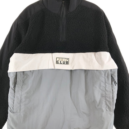 【中古品】【メンズ】 PRO CLUB 16PC0301 プロクラブ ハーフジップボアジャケット 147-260724-sm-02-otoh サイズ：XL カラー：ブラック×グレー 万代Net店