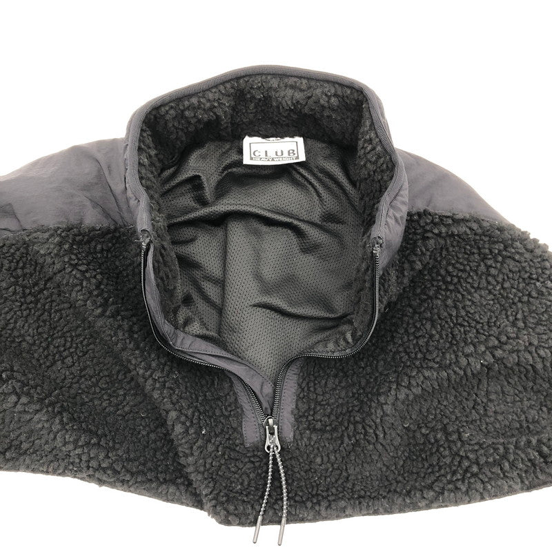 【中古品】【メンズ】 PRO CLUB 16PC0301 プロクラブ ハーフジップボアジャケット 147-260724-sm-02-otoh サイズ：XL カラー：ブラック×グレー 万代Net店