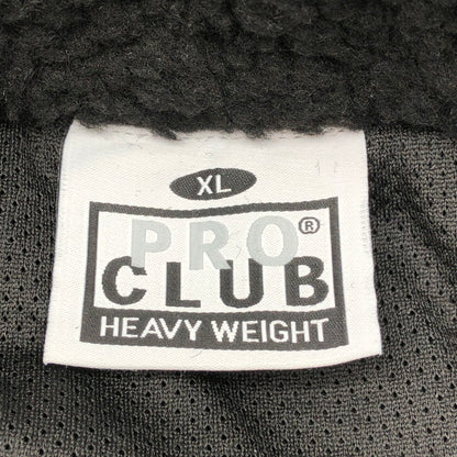 【中古品】【メンズ】 PRO CLUB 16PC0301 プロクラブ ハーフジップボアジャケット 147-260724-sm-02-otoh サイズ：XL カラー：ブラック×グレー 万代Net店