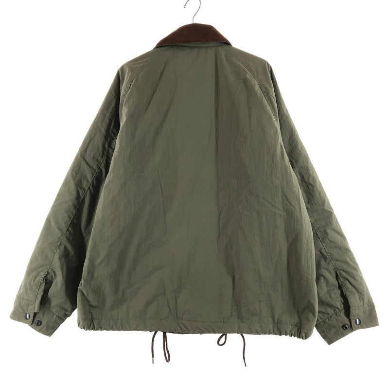 【中古品】【メンズ】 HOUSTON 51432 N C SHORT HUNTING JACKET ヒューストン ナイロン ハンティングジャケット ジャケット 147-260723-sm-09-otoh サイズ：XL カラー：オリーブ 万代Net店