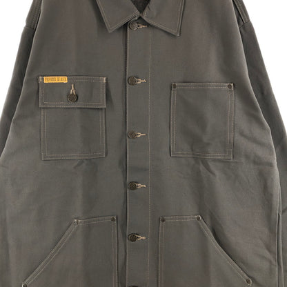 【中古品】【メンズ】 PRSN BLU 152005 JACKET プリズンブルース ヤードコート カバーオール ワークジャケット 147-260723-sm-07-otoh サイズ：M カラー：カーキ 万代Net店