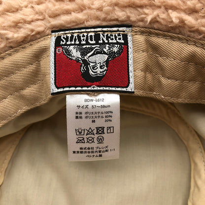 【中古品】【メンズ】 BEN DAVIS ボアバケットハット 帽子 185-260807-sm-01-otoh カラー：ベージュ 万代Net店
