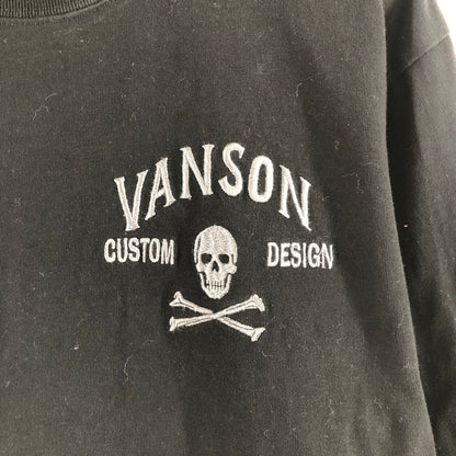 【中古品】【メンズ】 VANSON バンソン 長袖Tシャツ 147-260809-sm-02-otoh カラー：ブラック 万代Net店