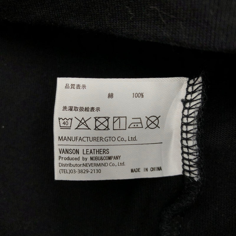 【中古品】【メンズ】 VANSON バンソン 長袖Tシャツ 147-260809-sm-02-otoh カラー：ブラック 万代Net店