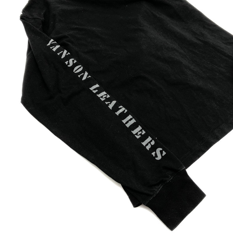 【中古品】【メンズ】 VANSON バンソン 長袖Tシャツ 147-260809-sm-02-otoh カラー：ブラック 万代Net店