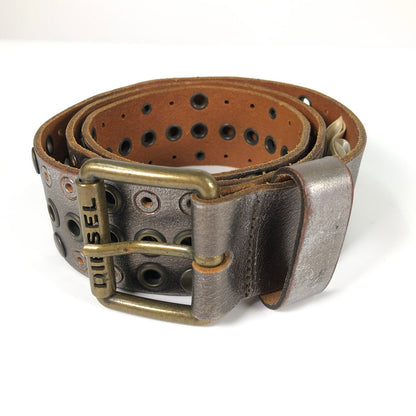 【中古品】【メンズ】 DIESEL ディーゼル ベルト 192-260807-sm-06-otoh カラー：アンティークシルバー 万代Net店