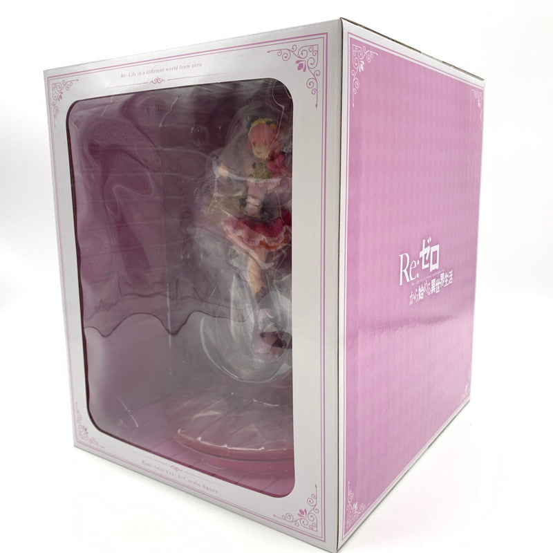 【中古美品】 未使用品 SHIBUYA SCRAMBLE FIGURE 渋スクフィギュア Re:ゼロから始める異世界生活 エミリア レム ラム アイドルVer. 3体購入特典台座付き 066-260828-st-11-otoh 万代Net店