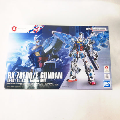 【中古美品】 未組立 EXPO2025 RX-78F00 E ガンダム (EX-001 グラスフェザー装備) プラモデル ガンプラ 058-261019-sy-12-otoh 万代Net店