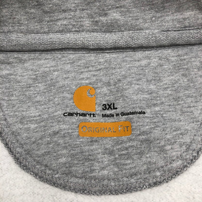 【中古品】【メンズ】 CARHARTT ORIGINAL FIT HALF ZIP HOODED カーハート ハーフジップパーカー 147-260729-sm-02-otoh サイズ：3XL カラー：グレー 万代Net店