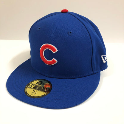 【中古美品】【メンズ】 NEWERA 59FIFTY MLB オンフィールド シカゴ・カブス ロイヤル 水引（梅結び） キャップ 帽子 185-060608-sm-13-otoh カラー：ロイヤルブルー 万代Net店