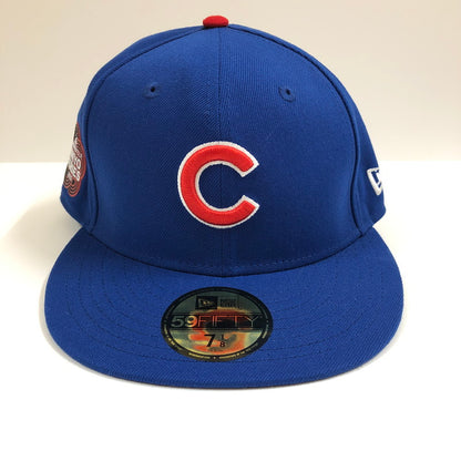 【中古美品】【メンズ】 NEWERA 59FIFTY MLB オンフィールド シカゴ・カブス ロイヤル 水引（梅結び） キャップ 帽子 185-060608-sm-13-otoh カラー：ロイヤルブルー 万代Net店