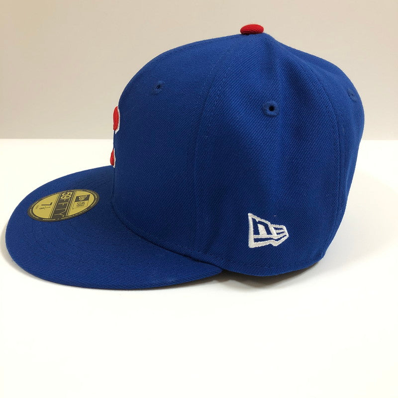 【中古美品】【メンズ】 NEWERA 59FIFTY MLB オンフィールド シカゴ・カブス ロイヤル 水引（梅結び） キャップ 帽子 185-060608-sm-13-otoh カラー：ロイヤルブルー 万代Net店