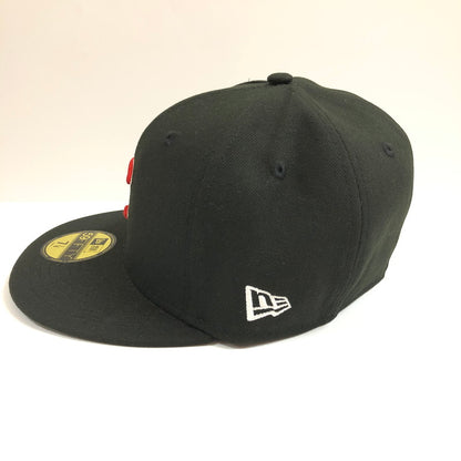 【中古美品】【メンズ】 NEWERA 59FIFTY シカゴ・カブス ブラック×レッド キャップ 帽子 185-060608-sm-08-otoh カラー：ブラック レッド 万代Net店