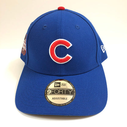 【中古美品】【メンズ】 NEWERA 9FORTY MLB TOKYO SERIES 2025 シカゴ・カブス ゲーム 水引（梅結び）　キャップ 帽子 クロスストラップ 185-060608-sm-12-otoh カラー：ロイヤルブルー 万代Net店