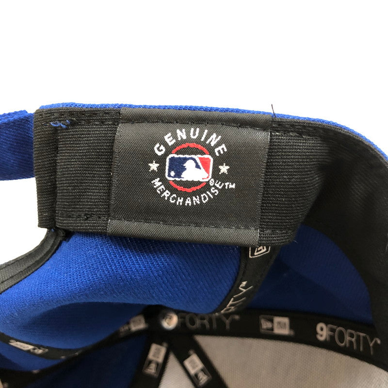 【中古美品】【メンズ】 NEWERA 9FORTY MLB TOKYO SERIES 2025 シカゴ・カブス ゲーム 水引（梅結び）　キャップ 帽子 クロスストラップ 185-060608-sm-12-otoh カラー：ロイヤルブルー 万代Net店