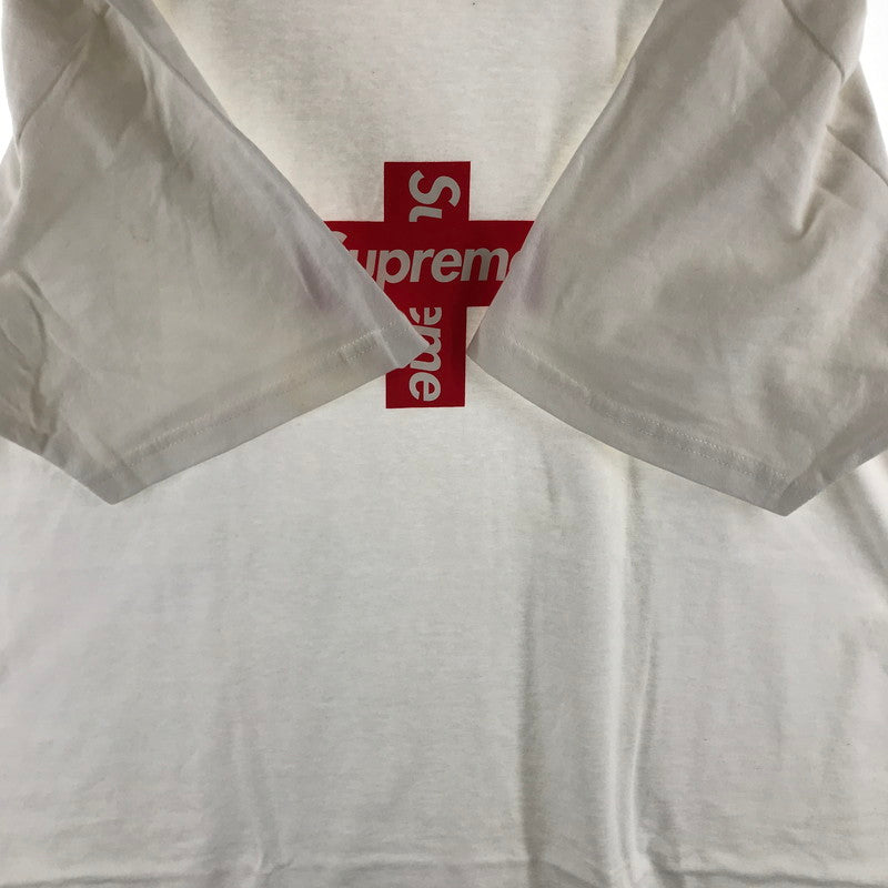 【中古品】【メンズ】 SUPREME CROSS BOX LOGO Tシャツ 149-260806-sy-03-otoh サイズ：XL カラー：ホワイト系 万代Net店