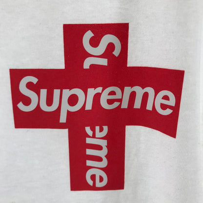 【中古品】【メンズ】 SUPREME CROSS BOX LOGO Tシャツ 149-260806-sy-03-otoh サイズ：XL カラー：ホワイト系 万代Net店